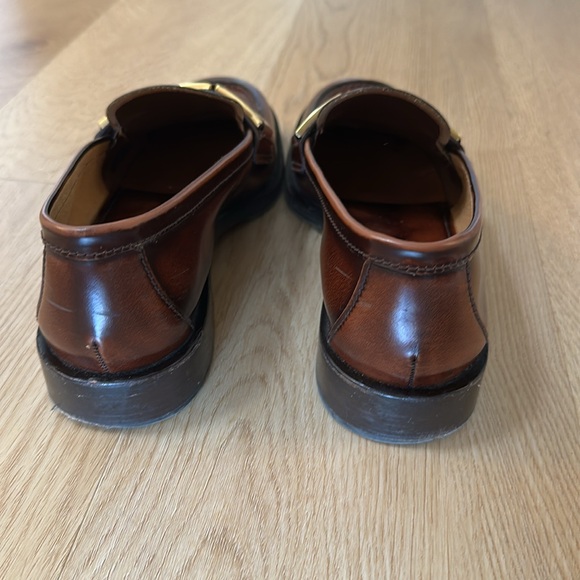 Prada Brown Leather and Golf Hardware Loafers - size 39 - Picture 6 of 6